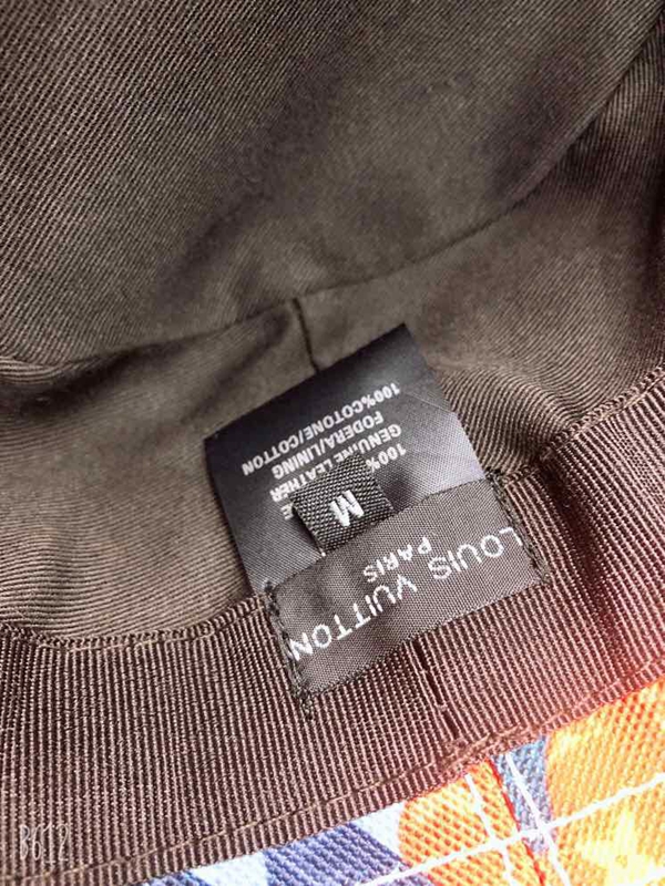 ブランド帽子素材ディテール